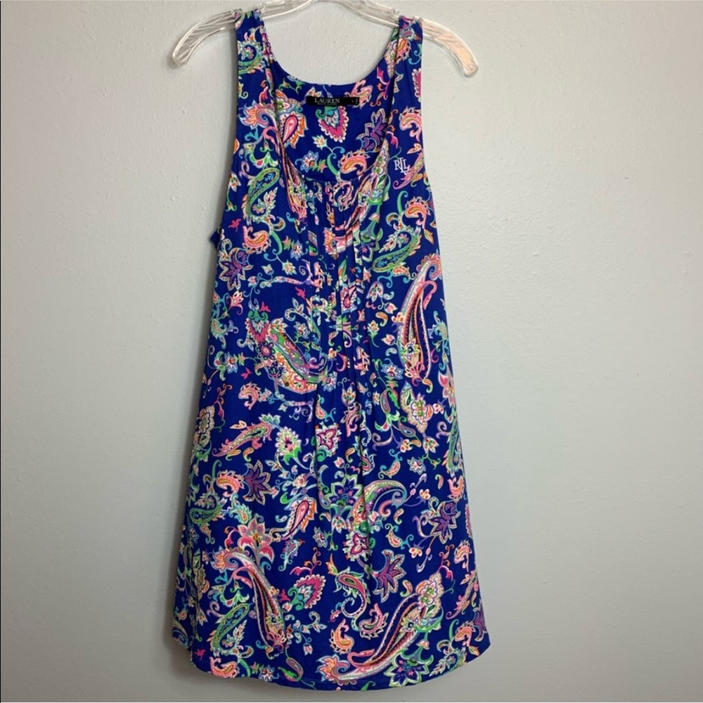 VIBRANT LAUREN RL NIGHTGOWN/SWIM COVER UP SIZE L